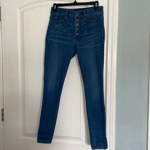 Express Hyper Stretch High Rise Legging; Size 4R